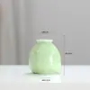 Vaso de Cerâmica Ins Transfronteiriço Pequeno Suporte para Flores Simples Moderno Vaso para Mesa de Escritório Vaso para Plantas Hidropônicas Flor Seca
