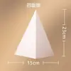 Modelo de boceto de forma geométrica de yeso, Pieza única, 16 Piezas Grandes, Molde de dibujo con lápiz de calcar para estudiantes, Modelo de yeso para naturaleza muerta