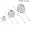 Grande Colador de Acero Inoxidable para Uso en Cocina Doméstica, Adecuado para Colar Fideos, Dumplings, Jugos, Leche de Soya y Aceite