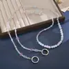 Bolso Bandolera de Cadena de Vidrio con Abalorios de Estrella de Cinco Puntas de Lujo Ligero Cadena de Repuesto Llavero Colgante Lanyard para Teléfono Accesorio de Cadena para Colgar