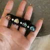 Pinza para el Cabello de Tela a Cuadros con Piedras de Azúcar y Diamantes de Imitación, Pinza para el Flequillo, Pinza BB, Pinza Lateral, Elegante Accesorio para el Cabello de la Frente para Mujeres