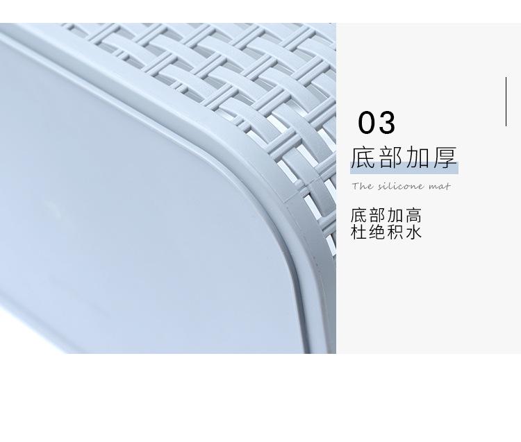 镂空收纳篮 pp塑料桌面整理杂物收纳箱 大容量内衣
