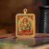Fabricante Original Pingente Retro Dourado Cinco Anciãos Oito Santos Padroeiros Retrato Dupla Face Thangka Portátil Player Bluetooth