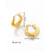 Pendientes Hidráulicos Europeos y Americanos de Moda Transfronterizos de Acero Inoxidable Set de Pendientes Tendencia Chapados en Oro de 18K Pendientes para Mujer Fabricante Venta al por Mayor