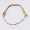 Amazon Pulsera de la Amistad de Cuerda de Algodón Colorida Tejida a Mano Xizang Frotada a Mano Cuerda de Algodón Colorida Suministros para Fiesta Nuevo