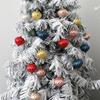 Cross-Border Nova bola de cebola pintada adereços de decoração de Natal pingente de árvore de Natal bola de fio de decoração de casa de Natal