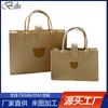 Fornecimento Direto da Fábrica bolsa de feltro moda bolsa tote simples bolsa de grande capacidade bolsa de presente personalização de logotipo