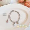 Pulsera Sanrio Mujer Mayoreo Dibujos Animados Pareja Ajustable Campana Lindo Perro Regalo Estudiante Novia