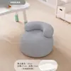 Taburete pequeño para el hogar estilo crema taburete de sofá para sala de estar bolsa suave taburete bajo taburete para cambiarse los zapatos silla de ocio respaldo silla pequeña