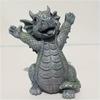 Decorações engraçadas de jardim, dragão de meditação, asas engraçadas de dinossauro, artesanato em resina esculpida ao ar livre, ornamentos de dragão