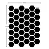 Amazon retro fuerte reflectante negro pegatinas reflectantes decoración de motocicleta coche eléctrico casco de coche ceja de rueda pegatinas para arañazos