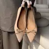 Mocasines de talla grande para commuting de estilo suave, modernos y versátiles, con aumento interno de altura, zapatos de vestir poco profundos con lazo de estilo coreano versátiles, 4 cm