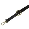 Correa de lona para bolso casual de 1.5 cm de ancho, correa ajustable cruzada de cuero PU, correa para bolso de peluche DIY