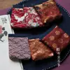 Clip para monedas de oro de metralla, brocado y estilo, bolsa de mano para guardar joyas, bolsa de regalo, tela vintage, bordado, billetera