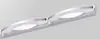 Luz frontal de espejo LED transfronteriza, lámpara de pared para baño y dormitorio de acero inoxidable, luz de arte de pared nórdica simple, lámpara de pared para baño