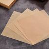 Batatas fritas fritas absorventes de óleo almofada de papel lanche hambúrguer frango frito almofada de papel descartável espessado couro de vaca alimentos almofada de papel à prova de óleo