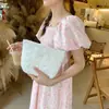 Bolsa de Cosméticos de Aspecto Elegante, Bolso de Mano Acolchado con Forma de Corazón, Bolsa Interior, Nueva Bolsa de Cosméticos de Gran Capacidad, Bolsa para Guardar Lápices Labiales