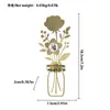 Portavelas Plegable de Hierro Acrílico Innovador Vela de Aromaterapia Muy Recomendado Pared de Flores Colgante Nuevo Producto Transfronterizo