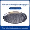Resíduos perigosos oficina fundo de barril de óleo usado suporte inferior inspeção de incêndio bandeja anti-vazamento barril redondo de aço inoxidável tot