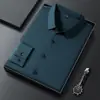 Camisa para Hombre de Alta Calidad, Ligeramente Gruesa, Sin Costuras, Estilo Business Casual, No se Arruga, de una Sola Cara, Casual, Versátil, Manga Larga, Ropa para Hombre