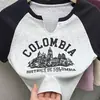 Puro Deseo Único Retro Chic Americano Estilo Hong Kong Dulce Chica Picante Diseño de Top Corto Camiseta de Manga Corta de Nicho para Mujeres en Verano