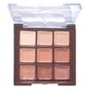 Paleta de Sombras Jiugongge Chocolate Brillo Perlado Mate Color Tierra Pura Deseo Nude Maquillaje Asequible Estudiante Sombra de Ojos de Nueve Colores