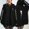 Suéter para Hombre Transfronterizo Sudadera Ghost Blade Otoño e Invierno Terciopelo Cardigan de Pareja Suéter Chaqueta de Marca de Moda Europea y Americana