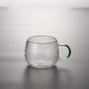 Taza de Vidrio Taza de Agua Hogareña Resistente al Calor Taza para Té de Burbujas Martillo Seis Colores Martillo de Vidrio Borosilicato Alto Taza de Piña Taza de Concubina Imperial