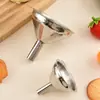 Juego de 3 Embudos de Acero Inoxidable para Cocina, Embudo de Aceite Multifuncional, Boca Pequeña, Diámetro Grande, Juego de Mini Embudos