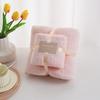 Juego de Toalla y Toalla de Baño de Terciopelo Coral, Engrosado, Absorbente, Regalo, Uso Doméstico, para Bañarse y Secarse la Cara, No Suelta Pelusa, Suave, Absorbente, Secado Rápido