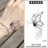 Mariposa Foto Pequeña Tatuaje Herbal Pegatina Jugo Impermeable Larga Duración Clavícula Brazo Hombres y Mujeres Costado Cintura Pierna Tatuaje Falso