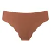 Calcinhas Europeias Transfronteiriças de Seda de Gelo Suave para Mulheres Ruffle de Nuvem Cintura Baixa Tamanho Grande Calças Triângulo Roupa Íntima Esportiva para Yoga