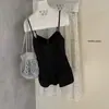 Camisole Vest WGWE Patchwork de Renda Estilo Suave Feminino 2026 Nova Chegada de Verão Afina a Cintura Emagrecimento Versátil Pequeno Top