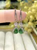 Mini Yang Mesmo Estilo Pequenos Novos Brincos de Cabacinha Chinesa Verde Brincos Femininos de Luxo Leve Únicos Brincos Antigos Cheongsam