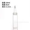 Frasco de Vidro com Tampa de Rosca 22mm e Boca Alargada para Pó Liofilizado, Frasco de Líquido Essencial 5-30ml, Frasco Farmacêutico, Frasco de Amostra