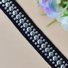 Moda Clásico Encaje con Cuentas Espiga Cinta de Algodón Tachuelas Metálicas Tachuelas de Cobre Tachuelas de Hierro Remaches Cinta Tejida Accesorios de Ropa Joyería