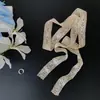 Bufanda Larga Estrecha de Encaje Blanco para Mujer, Nuevo Estilo Primavera Temprana, Diadema de Gama Alta, Cinturón, Corbata de Cuello, Accesorio de Protección para el Cuello