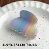 Grampo de cabelo tipo tubarão em acetato imitação estilo coreano e japonês para mulheres, acessório de cabelo de alta qualidade para primavera e verão, grampo para coque na parte de trás da cabeça