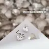Rhinestones Blancos de Espalda Puntiaguda para Uñas, Deslumbrantes Rhinestones de Vidrio Blancos Transparentes Gruesos Cuadrados Irregulares con Forma de Corazón en Forma de Caramelo de Roca para Decoración de Uñas