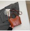 Bolso Cubo Retro Casual Transfronterizo para Mujer 2026 Estilo Nuevo de Primavera Bolso de Mano Sencillo Bolso de Hombro Cruzado Moderno y Elegante