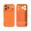 Capa de Silicone Líquido para iPhone 18 Pro Max Cobertura Total Anti-Queda Botões Integrados Câmera IA Capa Protetora Apple
