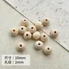 Versátiles Pulseras de Madera Maciza con Cuentas Retro Cuentas Sueltas Pulseras Hechas a Mano DIY Cuentas Espaciadoras Material Accesorios de Joyería