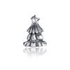 Cuentas de Encanto Navideñas Transfronterizas Estrella Accesorios de Árbol de Navidad Pulsera para Ensartar Collar DIY Cuentas Sueltas Hechas a Mano