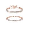 Pulsera de Tenis de Circonia Ajustable de 4 mm de Venta Caliente Conjunto Combinado Extraíble Transfronteriza Venta al por Mayor Pulsera Versátil de Moda