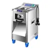 Rebanadora de carne comercial de acero inoxidable de alta potencia, cortadora eléctrica de carne automática multifuncional para rebanar, desmenuzar y picar carne