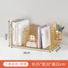 Estantería de mesa simple, estante de almacenamiento para escritorio de oficina, estante de almacenamiento pequeño al lado del escritorio, estantería de hierro para niños