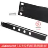 Painel de Conexão para Rack 1U 19 polegadas Tomada Tipo D XLR HDMI/USB Painel Cego Placa Frontal 8/12/16 Portas
