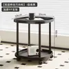 Mesa Lateral de Sofá, Mesa de Centro Móvel, Mini Mesa para Varanda de Quarto, Rack de Armazenamento de Cabeceira, Apartamento Pequeno Moderno Minimalista