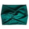 Cross border new cross hair band women hair accessories cor sólida elástica versão larga yoga hair band antitranspirante suor absorvente lenço de algodão em estoque