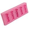 Molde de Bolo Papai Noel DIY Cinco-even Ferramentas de Silicone para Assar Molde Flip de Açúcar Molde de Gelo Xadrez Molde de Sabão H1859 Ovo